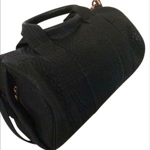 Alexander Wang Rose Gold & Black Lamb Skin Rocco